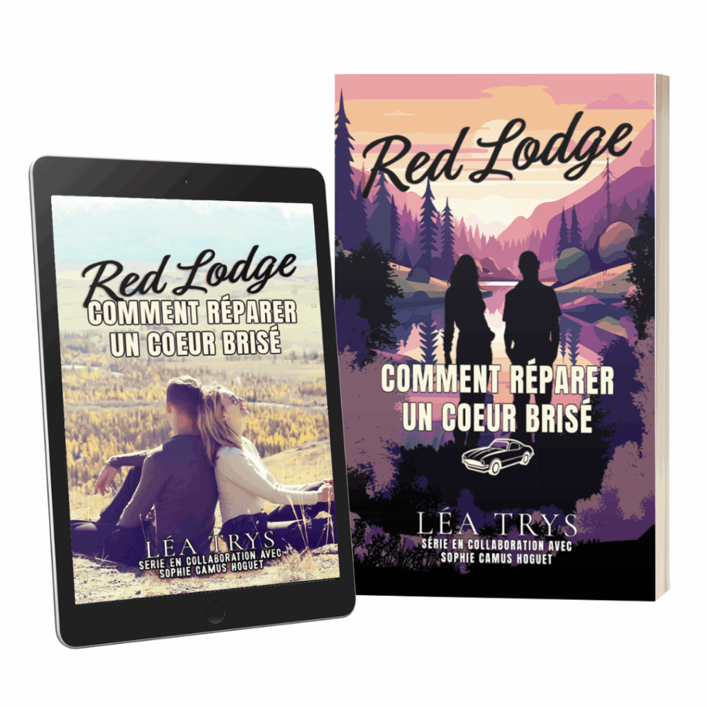 Couverture du roman slow burn "Comment réparer un cœur brisé" de Léa Trys, une romance contemporaine small town.